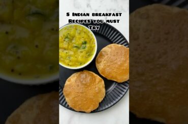 Indian Breakfast Recipes #youtubeshorts #shortsvideo #indianbreakfast #breakfastideas #easyrecipe