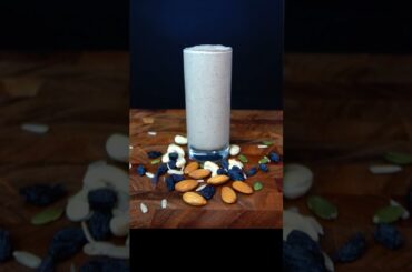 Healthy Breakfast Recipe | Nuts & Seeds Smoothie making #asmr #shorts #juice #food