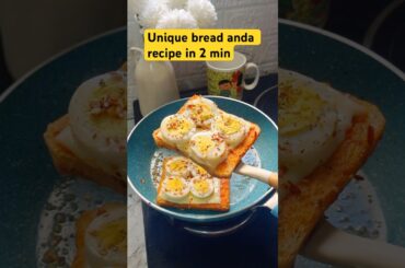 Bread ka nashta| boiled egg toast recipe #recipe #shortsfeed #easyrecipe#nashta