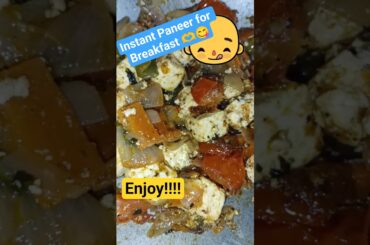 Simple Butter Paneer Recipe | Qwik Tiffin Recipe Healthy Sbzi for Lunch Box #shorts #paneer #recipe
