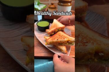 Healthy Breakfast Sandwich Recipe||#healthyfood #sandwich #trending #viral #shortsfeed
