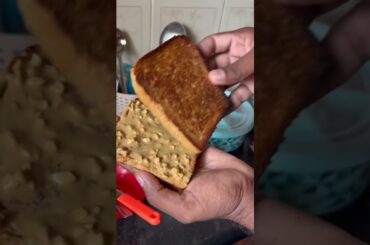 Healthy Peanut butter Toast with Tea#cooking #easyrecipe #food #bread #breadrecipe #peanutbutter