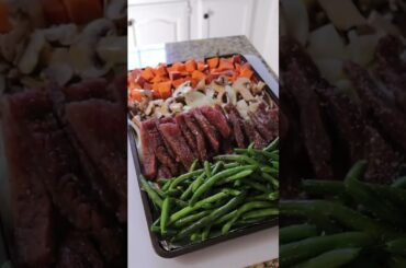 20 Minute Sheet Pan dinner #mealprep