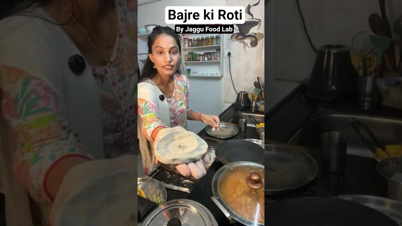 Desi Kadak Bajre Ki Roti Recipe | Belan Se Bana Swadisht Roti#Jaggufoodlab#food #recipe #foodie Desi Kadak Bajre Ki Roti Recipe | Belan Se Bana Swadisht Roti#Jaggufoodlab#food #recipe #foodie