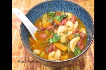 Minestrone Soup| Healthy weight loss recipes| vegetable soup |Olive Garden's minestrone soup at home
