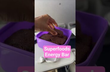 LEFTOVER SUPERFOODS ENERGY BAR! #homebaker #kidfriendly #healthyfood #healthyrecipes