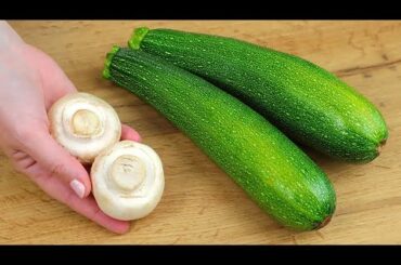 A new weight loss recipe. I lost 20 kg. A healthy diet. A fat-burning recipe. Zucchini