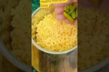 Healthy moong dal breakfast dosa recipe #moongdalrecipe #moogdaldosa #brekfastideas #short #viral