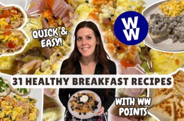 31 Healthy Breakfast Recipes That Helped Me Lose 70 lbs | Easy Recipes | WeightWatchers Points