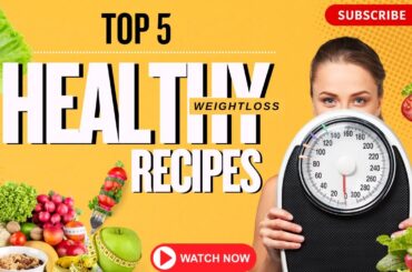 5 Quick & Healthy LUNCH/DINNER RECIPES (VEG) | Weight Loss Diet | Lunch & Dinner Ideas