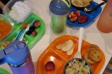 Home child care lunch time/ healthy lunch ideas for kids
