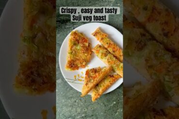 Suji veg toast | crispy , tasty and healthy #recipe #sujirecipe #sujitoast #suji #healthyfood