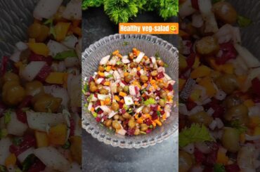 Perfect veg-salad for kids #salad #recipe #food #cooking #homemade #easyrecipe #tasty #healthy