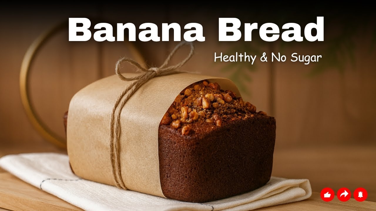 Banana Bread Recipe | Healthy & Easy Banana Bread with Oats Banana Bread Recipe | Healthy & Easy Banana Bread with Oats