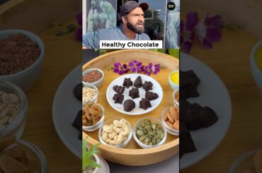 Healthy Homemade Chocolate Recipe #shorts