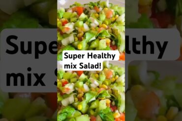 Incredible vegetable salad! Super healthy #food #salad #saladrecipe #vegetables #shorts #subscribe