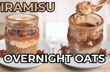 Tiramisu Overnight Oats With High Protein Chia Pudding |Healthy Breakfast Recipe | High Protein Diet