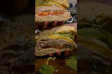 This Sandwich Has 125g of Protein . . . #food #cooking #fitness