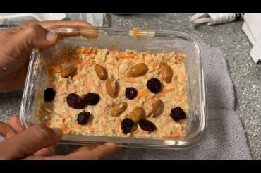 Healthy & Tasty Carrot Cake Baked Oats Recipe | Easy Breakfast Idea | dinner recipes for weight loss
