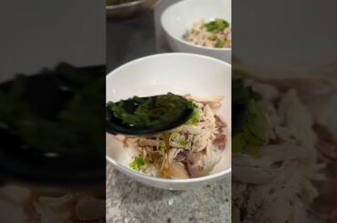 Ginger Scallion Poached Chicken #recipe #healthyrecipes #cookwithme #asianfood #soup