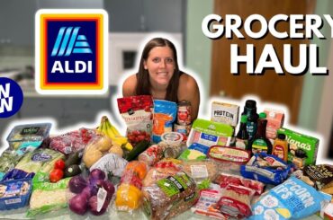 HUGE Healthy ALDI Grocery Haul For Weight Loss | Meals I Eat To Lose Weight | WeightWatchers Points