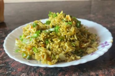 Kids tiffin and healthy snack recipe | hare bhare vegetable pulao