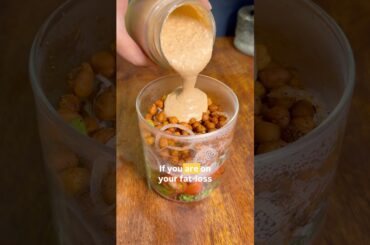 Zero Oil recipes High Protein Salad Jar | Chana Salad with HIGH Protein Dressing| @iAparnaRathore