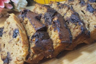 No Sugar, No Refined Flour, No Wheat Flour, Healthy Banana Chocolate Cake Recipe | Banana Bread