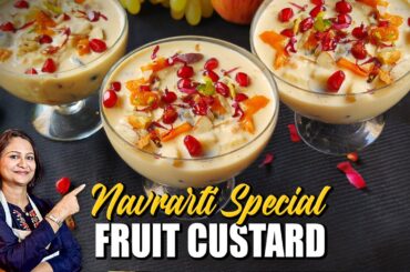 No-Cook Healthy Fruit Custard & Apple Smoothie | Quick Navratri Special Recipes | Guilt-Free Treats