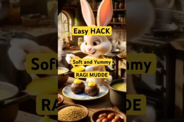 Soft and nutritious RAGI MUDDE ! Low on calorie and high on nutrition