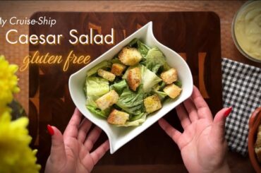 Ep 1 | Easy Caesar Salad Recipe | Gluten Free Croutons & Easy Caesar Dressing