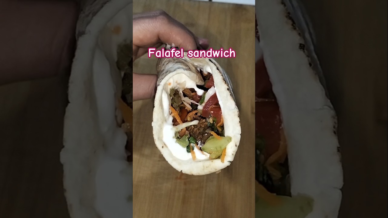 falafel sandwich #sandwich #falafelsandwich #shorts #viral falafel sandwich #sandwich #falafelsandwich #shorts #viral