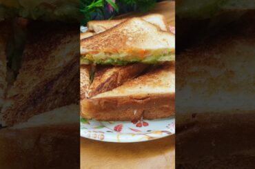 Veg Sandwich Recipe | Healthy  Sandwich |#shorts #ytshorts #viral #trending