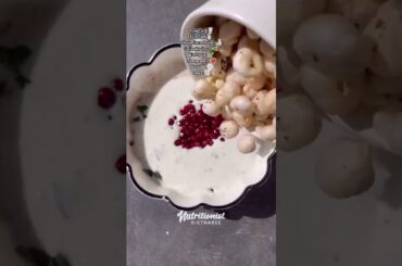 Weightloss Navratri Makhana Raita #weightloss #navratrirecipes #vrat  #recipe #nutritionist #food