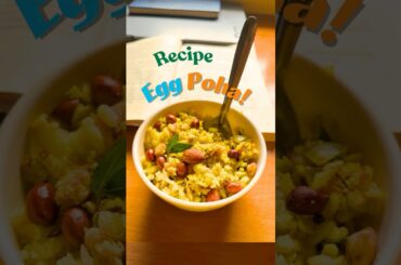 Unique Egg Poha Recipe | Easy & Healthy Breakfast Idea | Protein Rich Poha Recipe in 10 Minutes