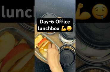 “Day 6 Office Lunchbox | Beans Chicken, Bhuna Chana, Egg Sandwich & Healthy Snacks” #shorts #lunch
