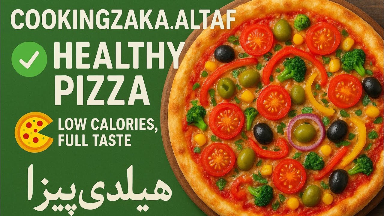 Healthy Pizza Recipe | Quick & Easy Homemade Pizza | No Maida | Low Calorie Pizza Healthy Pizza Recipe | Quick & Easy Homemade Pizza | No Maida | Low Calorie Pizza