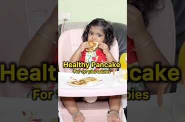 Healthy pancake Recipe for 1yr plus babies | Taahira Recipe Healthy breakfast/Dinner #shorts #food