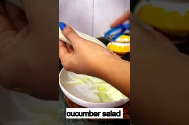 Cucumber salad for weight loss #weightloss #easynutrition #healthyrecipes
