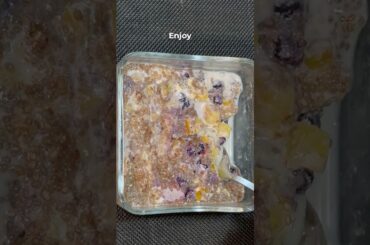 Overnight Oats | Perfect For Weight Loss | Oats Recipe #shorts #short #like #oats #weightloss #food