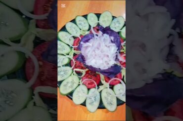 Easy & Simple Salad ideas for beginners #saladdecorationideas #salad #healthy #youtubeshorts #shorts