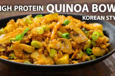 KOREAN STYLE QUINOA Recipe | Easy Vegetarian and Vegan Meals | Quinoa recipes