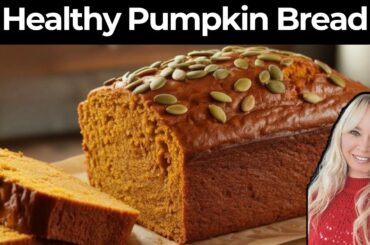 Healthy PUMPKIN BREAD RECIPE * So Moist * No Refined Sugar