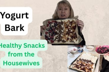 Healthy snacks - yogurt bark