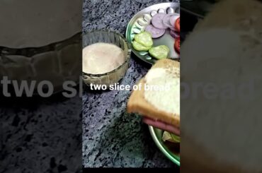 protein rich sandwich#quick #vegsandwitch #breadrecipe #breadsandwichrecipe #breakfast