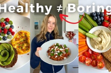 What I Eat in a Day to Stay Healthy & Happy | Easy High-Protein Meals