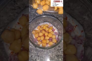 Healthy chickpeas Curd salad... #food #shortvideo #healthysalad