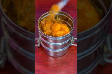 Today’s lunch box recipe: thakkali Sadam with Egg gravy #shortsfeed #shortviral #lunchideas #lunch