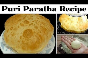 Puri Paratha Recipe | 10 minutes Healthy Breakfast Recipe | Easy Nashta | Breakfast Recipes