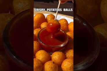 crispy potatoes ball #Healthy potato snack recipe. #food #recipe #snacks